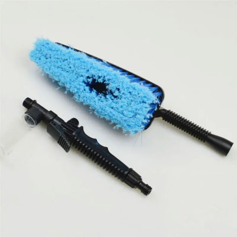 

Car Wash Brush Cleaning Tool For Vehicles With Extension Handle For Hose Adapter Car cleaning tools
