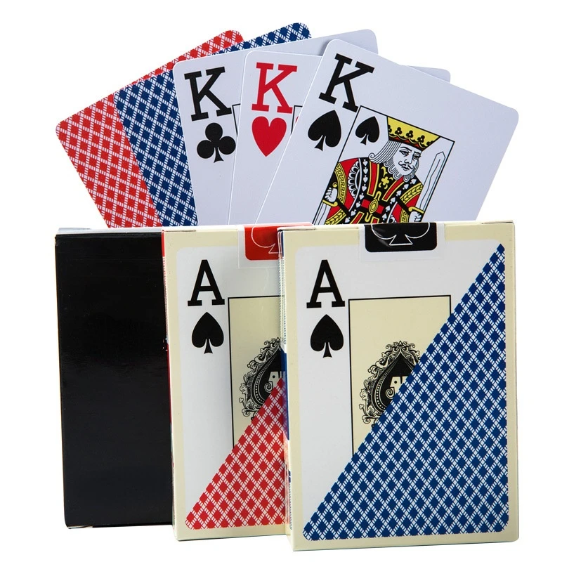 

High Quality Plastic Poker Card Games Waterproof And Dull Polish Playing Cards Entertainment Board Game poker cards