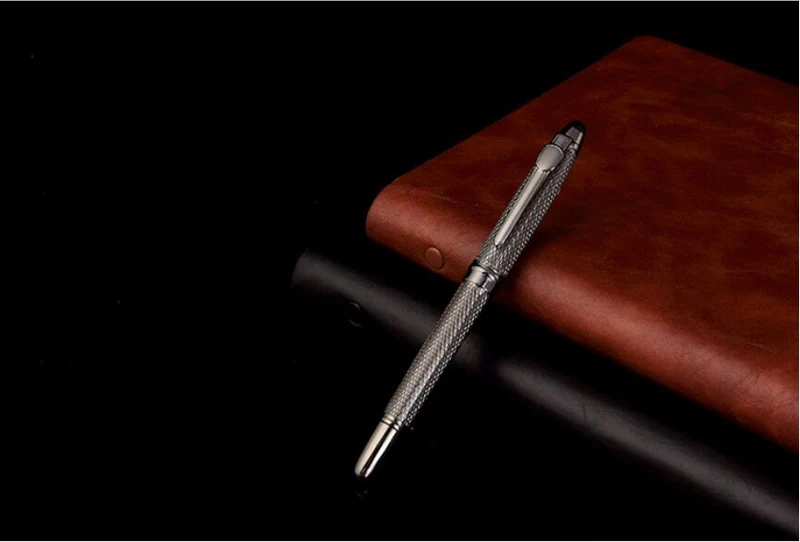 Классический дизайн Jinhao 163, лучшее качество, металлическая шариковая ручка, хорошая ручка для письма на ощупь, авторучка, купить 2 ручки, отправить подарок