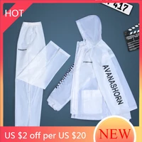 men bicycle hiking travel raincoat foldable white fashion outdoor raincoat kids waterproof travel regenjacke home garden ag50yy