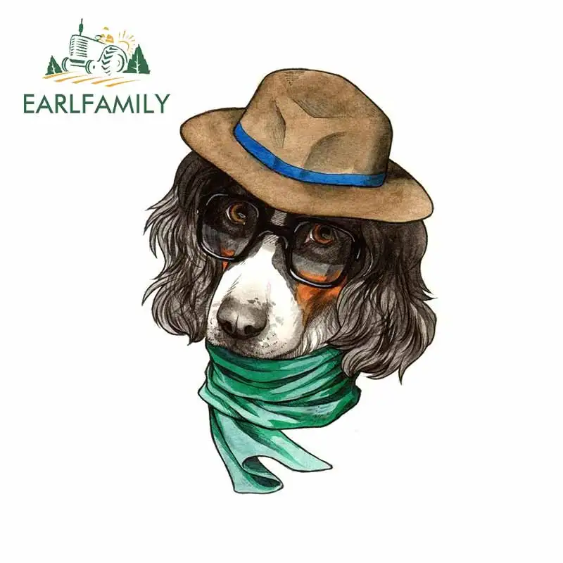EARLFAMILY 13 см x 12 5 для хипстерского спаниеля Стикеры автомобиля ноутбука модные