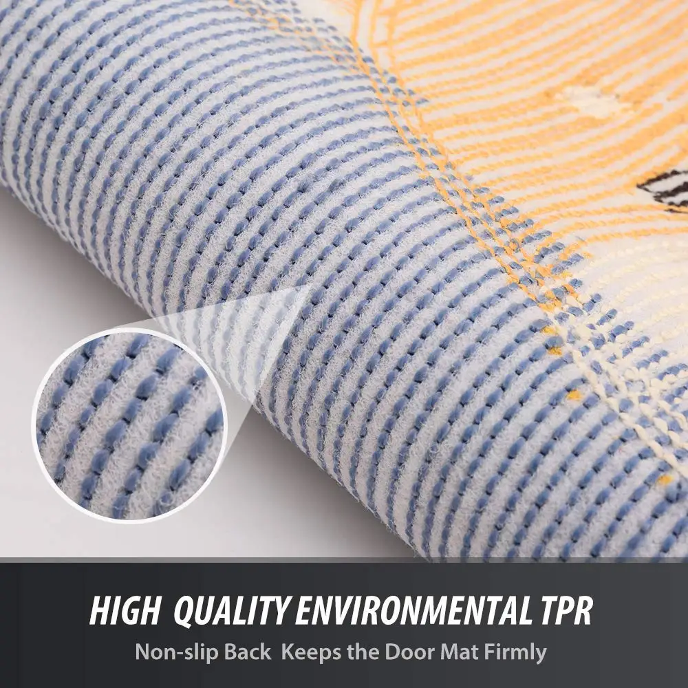 shiba inu cartoon door mat bath rug anti slip water absorption shower home dog carpet toilet door bathroom anti skid pad free global shipping