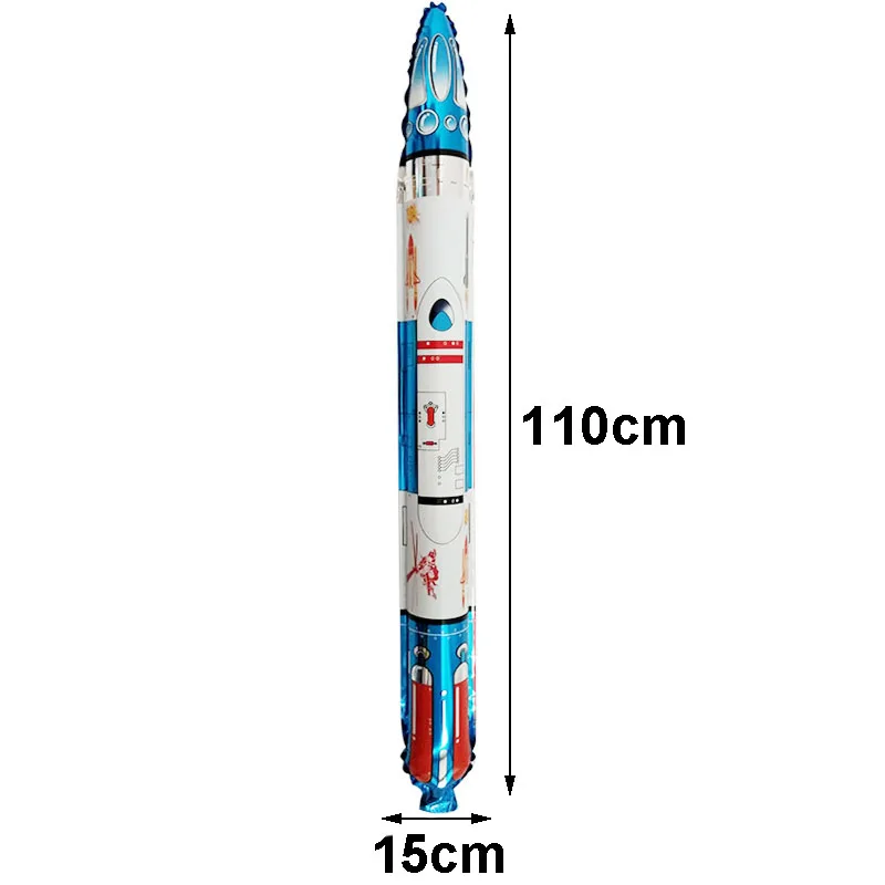 Большой самолет-астронавт воздушный шар в космическом стиле фольгированные