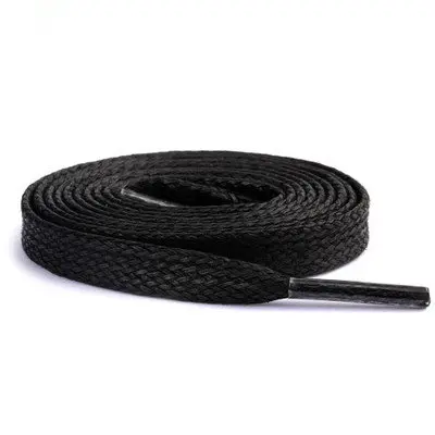 BLACK 1 пара, 100 см, повседневная обувь для бега, шнурки, вощеные, плоские, Прочные шнурки, кожаные, водонепроницаемые, унисекс, ботинки, шнурки, длина - Цвет: BLACK