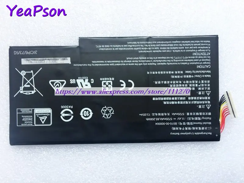 Yeapson 11 4 в 5720 мАч подлинный Аккумулятор для ноутбука Evga SC15 ноутбук - купить по