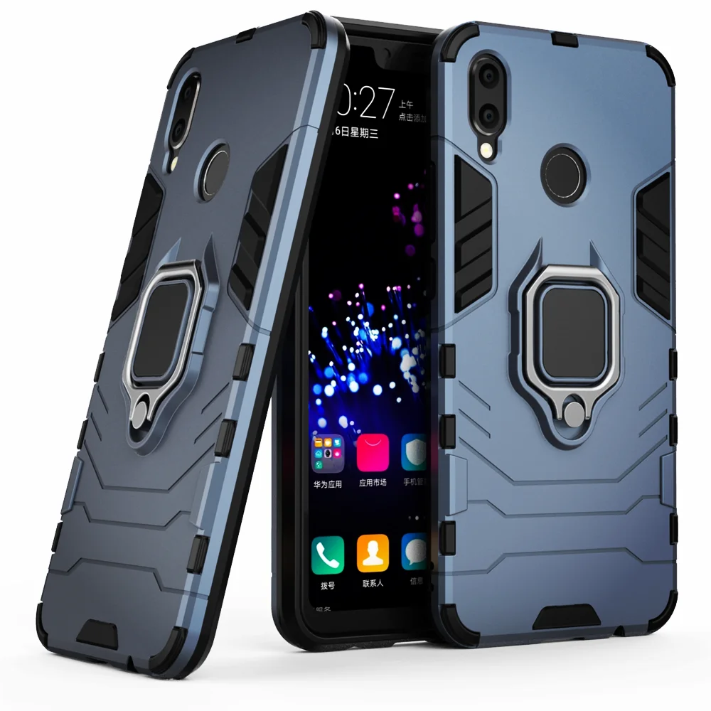 shockproof armor case for huawei nova 3 case ring holder stand phone cover for huawei nova 3i nova3i ine lx2 ine lx9 nova3 3 i free global shipping