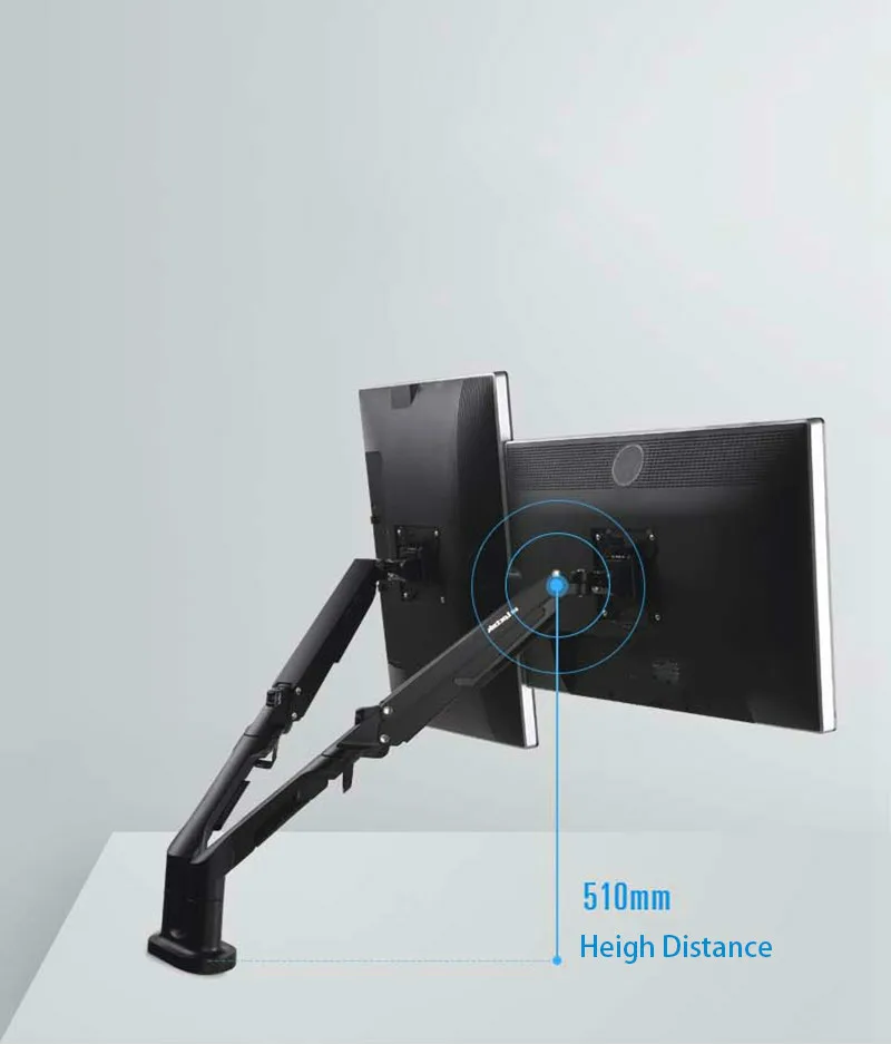 Loctek A8D быстрая установка настольная подставка 17 &quot-32&quot двойной держатель