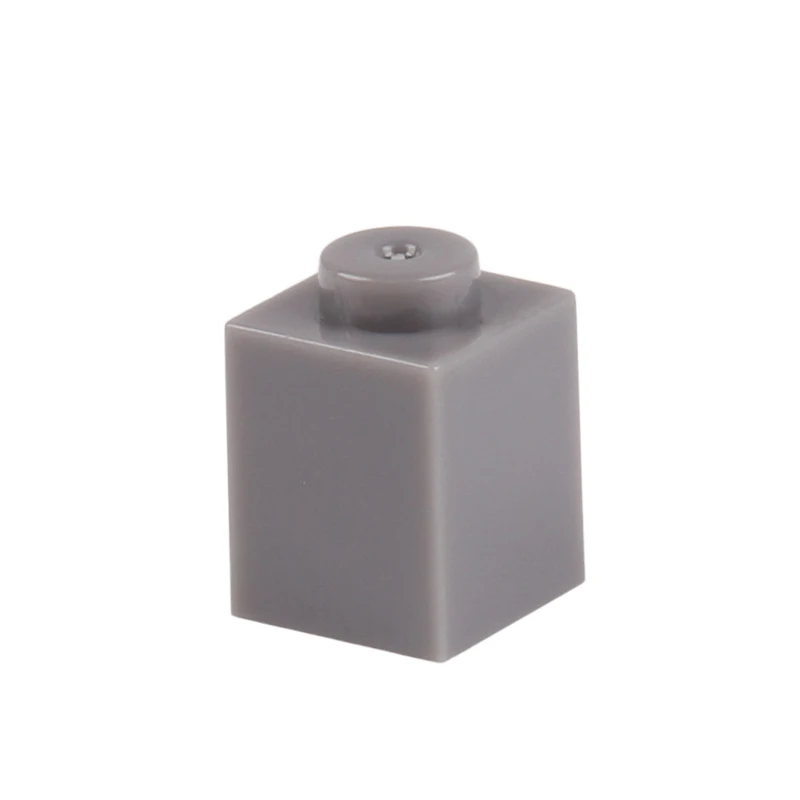 Dark grey 200pcs Мпц Творческий кирпича 1x1 300" сделай сам" Азов просветить строительные блоки покупательских тележек, оптом, наборы для ухода за кожей Совместимость Собирает Частицы Игрушки для детей - Цвет: Dark grey 200pcs