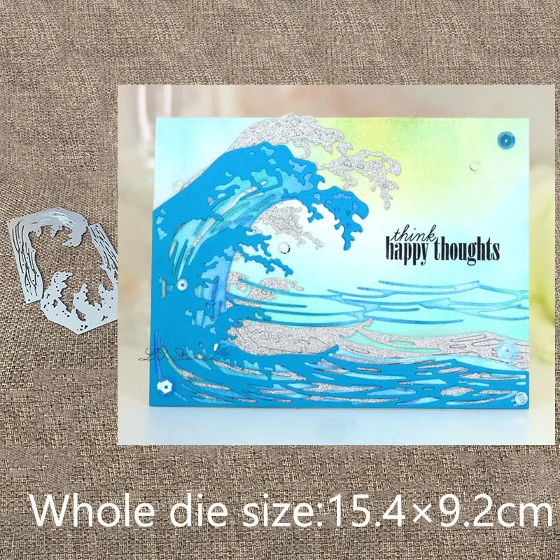 XLDesign ремесло трафарет металлический высекальный пресс форм 2 шт. многослойное