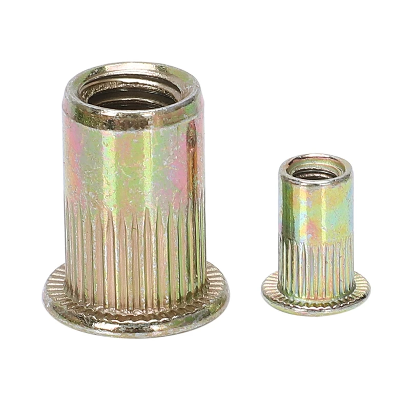 100 шт Choi цинк потайная голова слепой заклепки гайки Rivnuts Nutserts M4/5/6/8 | Обустройство