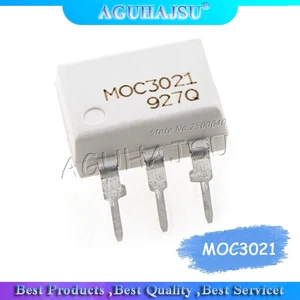 10PCS New MOC3021 MOC3021M DIP6 Bidirectional SCR Optocoupler