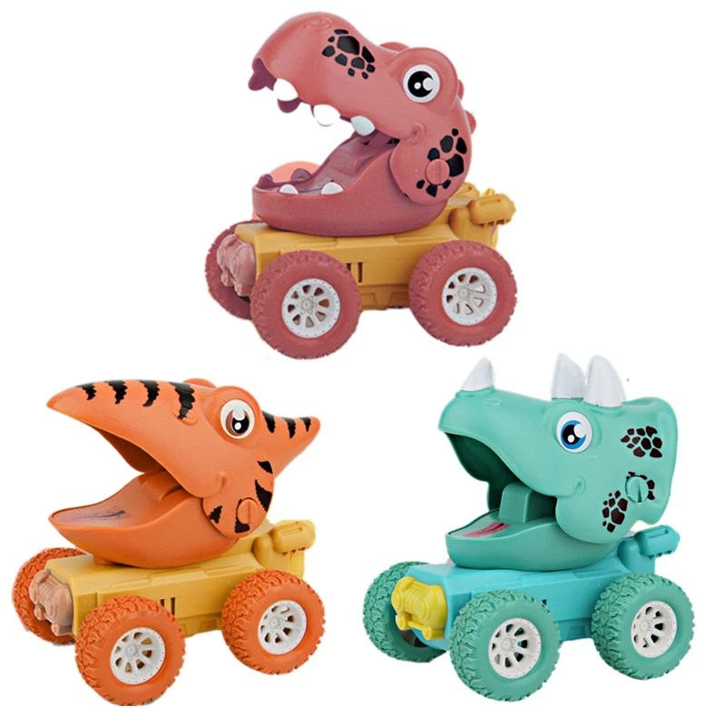

Мультяшный динозавр фрикционный автомобиль Push Go Игрушечная модель динозавр инерционный автомобиль игрушечный автомобиль для детей игрушк...