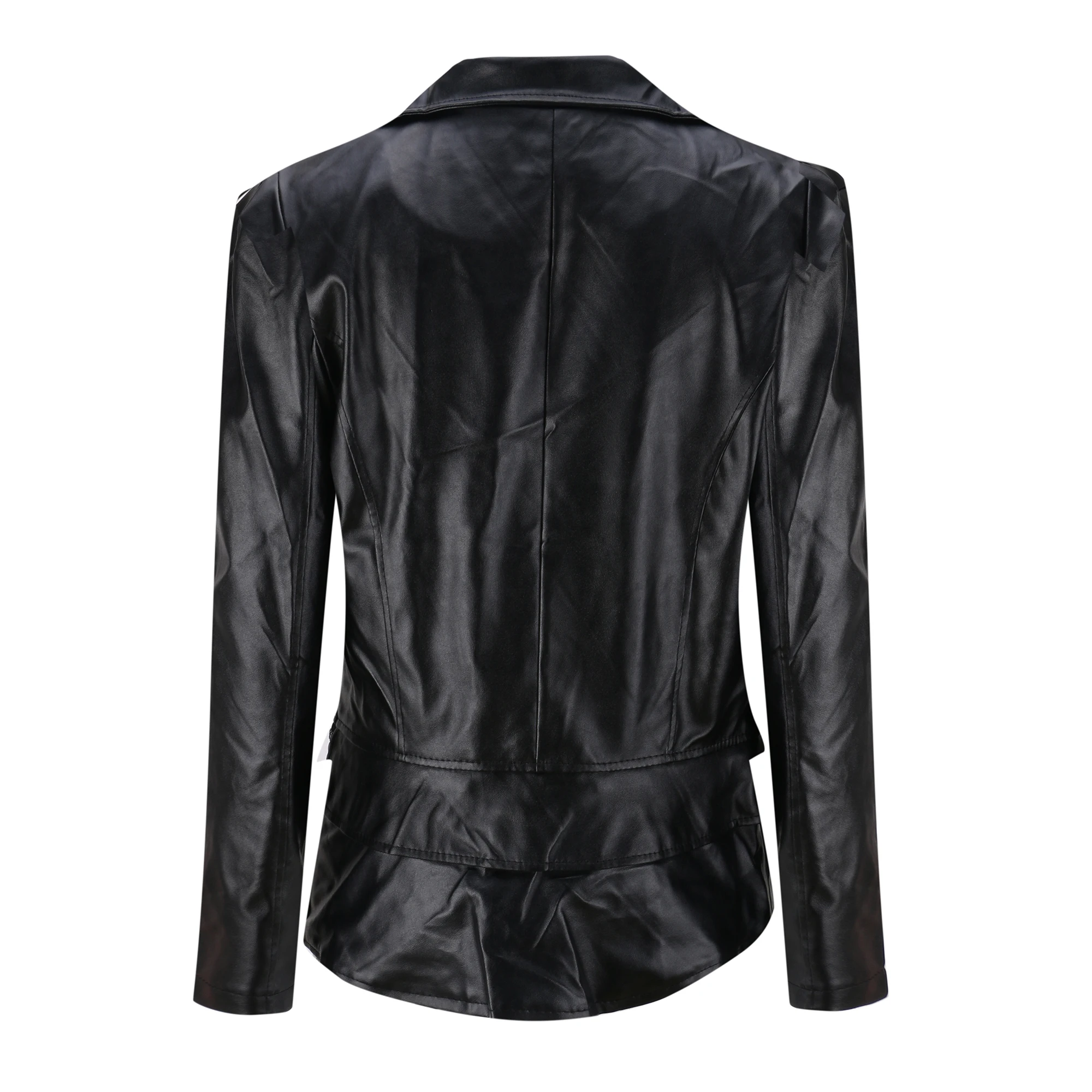 Женские куртки базовые пальто из искусственной кожи модные повседневные осенне