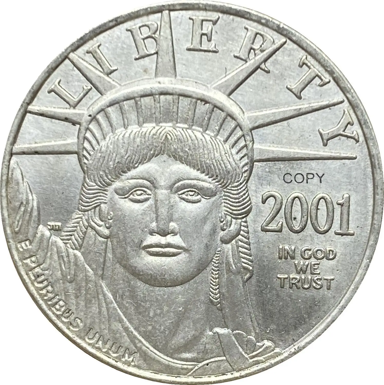 

Статуя Свободы США 2001 Вт года, 25 долларов, орлиный баллон, монтируемая фотография