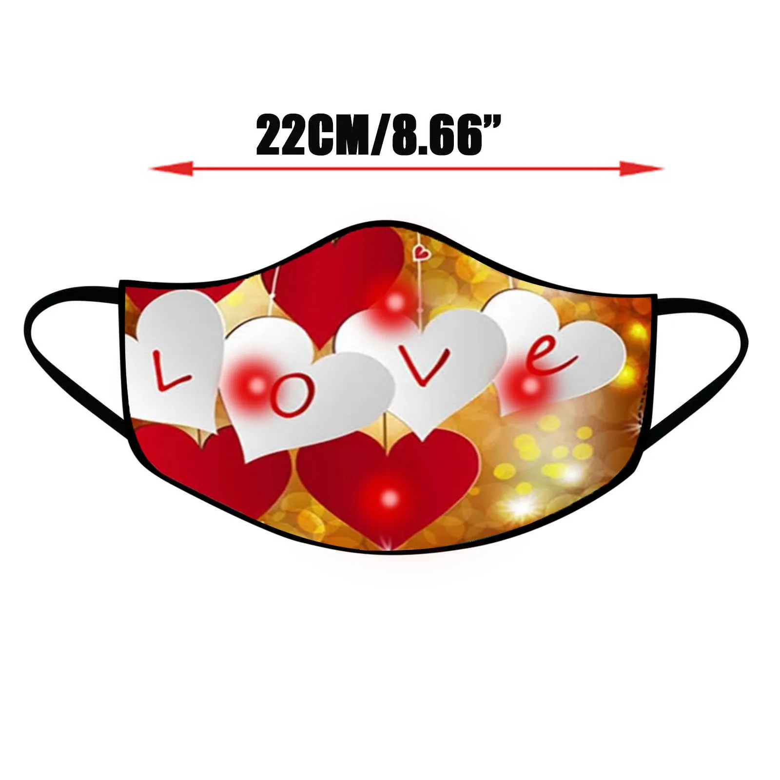 

LED Valentine's Day Mask Light Up Mask Lights Glowing Mask For Men And Women Dropshipping d5