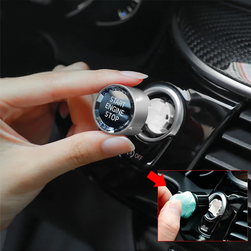 Стильная наклейка для кнопки включения и остановки двигателя BMW 1 2 3 4 5 6 7 серии F20