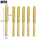 Алмазная точилка для бензопилы, 6 шт., 4 мм, 4,8 мм, 5,5 мм