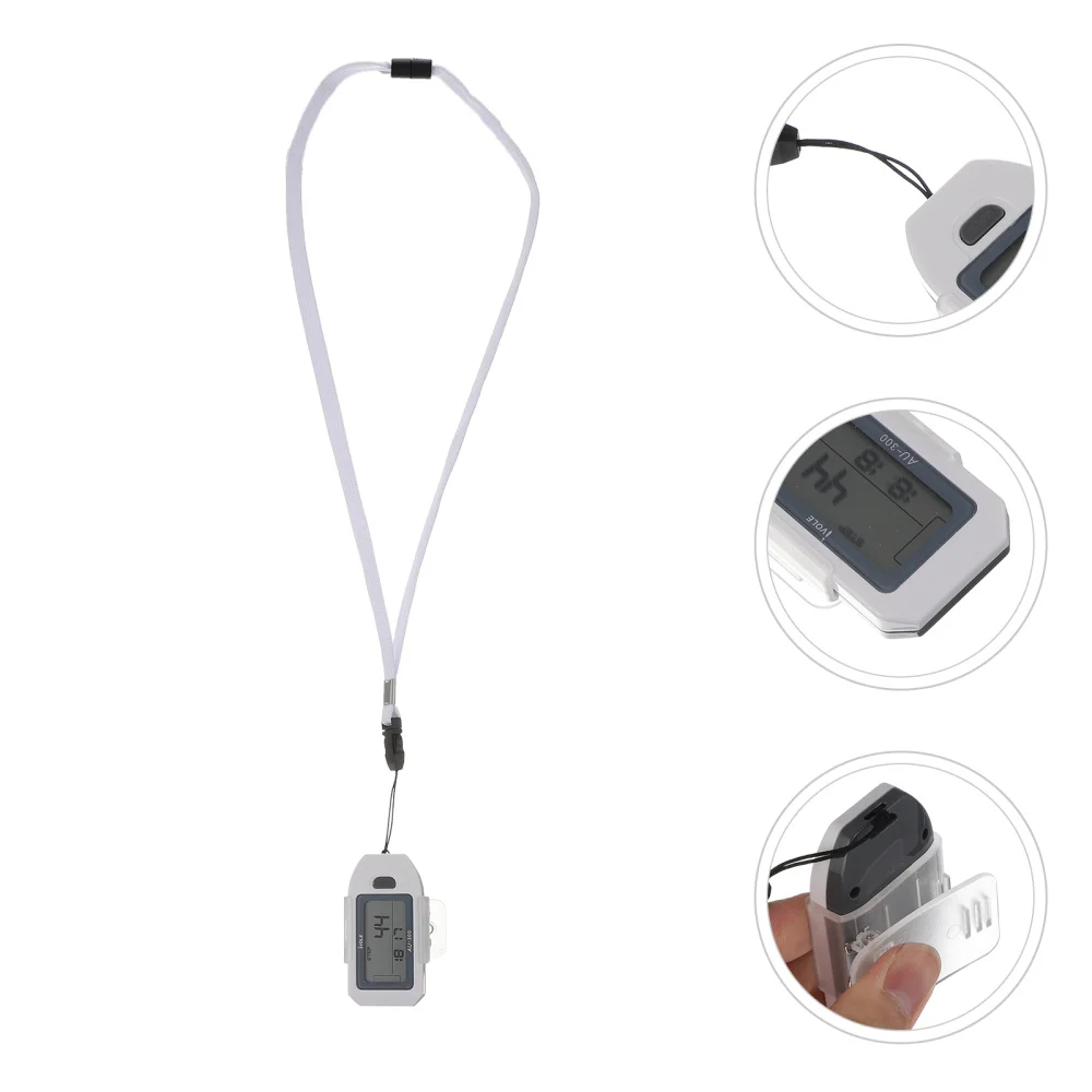 

1pc Luminous Practical Pedometer Electronic Sports Pedometer Back Splint Pedometer