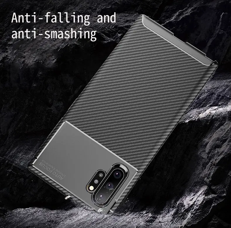 Чехол из углеродного волокна кремнезема для samsung Galaxy S9 Note10 Plus, чехол из ТПУ для samsung Note10 S9plus Galaxy Note9