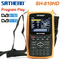 sathero sh 810hd 3 5 inch tft lcd screen dvb s2 dvb t2 combo digital signal finder support cctv 8psk 16apsk digital meter 810hd
