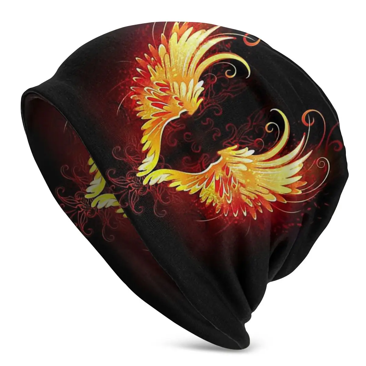 Angel Fire сердце с крыльями огонь чепчик унисекс Зимние теплые Пеший Туризм Шапки