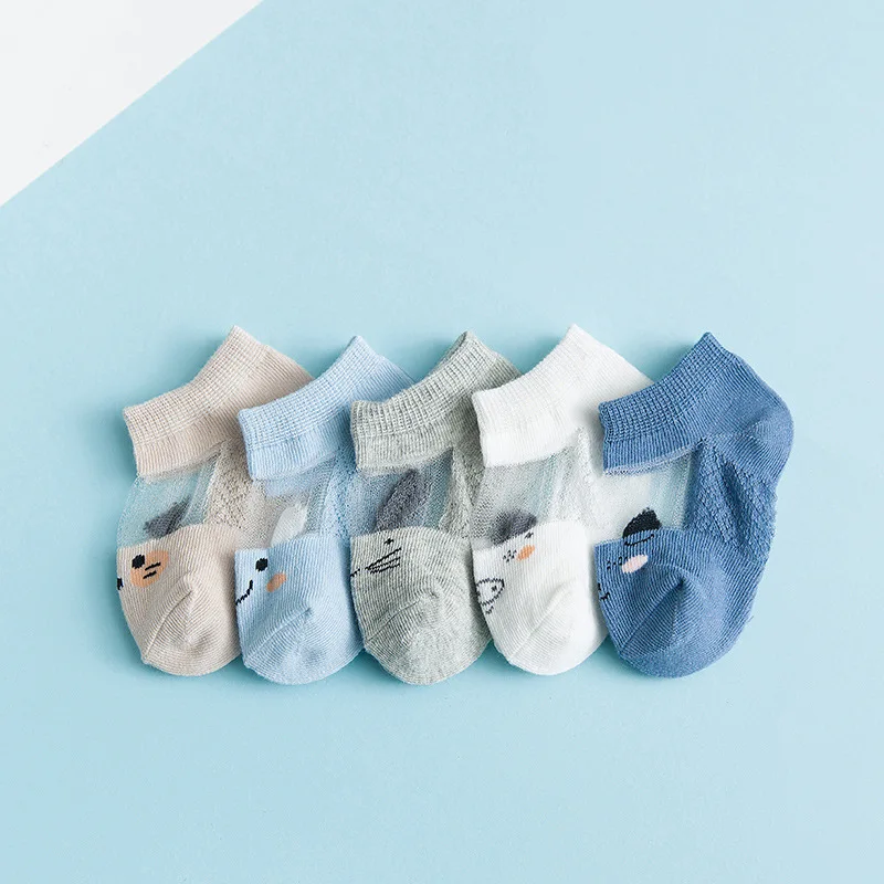 

5Pairs/lot Baby Infant Kids for Children Stockings Girls Short with Print Cute Socks Toddler Clothes Newborn Boy Foot Animated