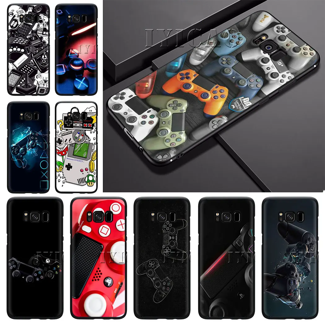 IYICAO игровая станция Мягкий силиконовый чехол для samsung S10 S10e S8 S9 Plus S6 S7 Edge