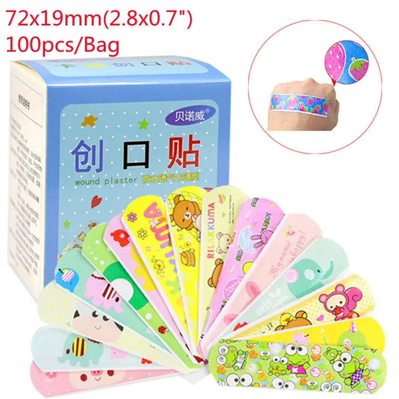 

Пластыри водостойкие стерильные для остановки кровотечения, 100 шт.