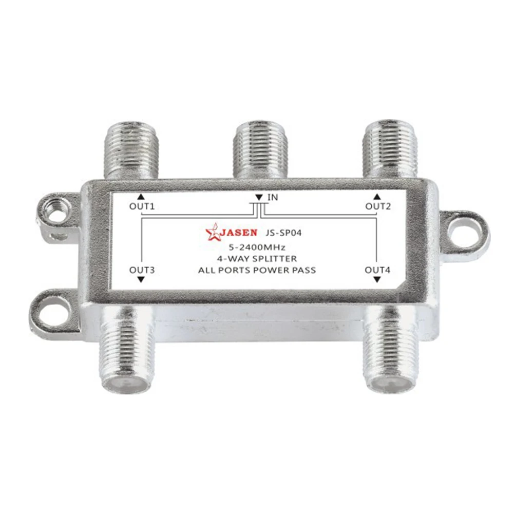 

Digital Switcher Satellite TV Receiver Professional Signal Splitter HD Accessories Coaxial For SATV CATV Portable 4 Channel