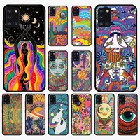 indie hippie art phone case for samsung a 51 30s 71 21s 10 70 31 52 12 30 40 32 11 20e 20s 01 02s 72 cover