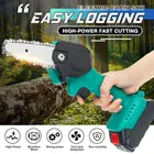 2400W 18V 4 дюйма электрической цепной пилы для резки древесины Обрезка цепная пила беспроводной сада дерево регистрации фрезерный станок с несколькими дисковыми пилами для Makita Батарея