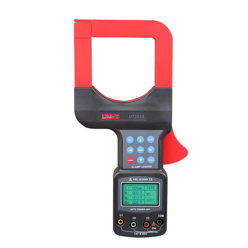 

UNI-T UT253A Fully automatic AC leakage current, current, voltage digital ac dc clamp multimeter