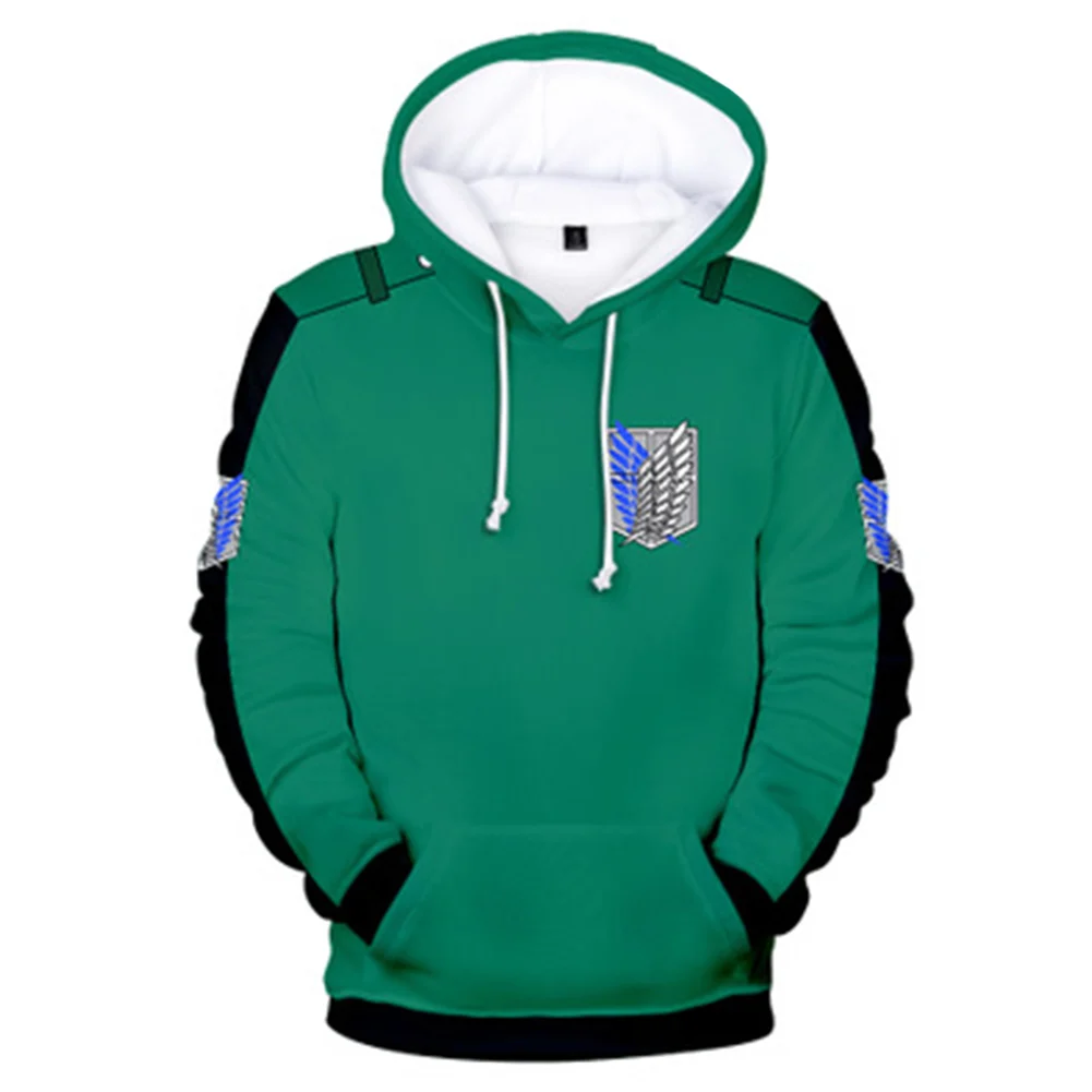 

Обувь для косплея по аниме «атака на Титанов» Cosplay худи 3D свитшот с принтом; Повседневная обувь для мужчин и женщин Уличная пуловер