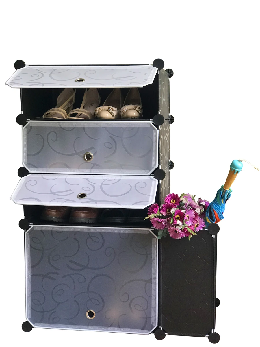 Sokoltec Полка для обуви Вешалка Книжная полка Многослойный Пластиковый Шкаф