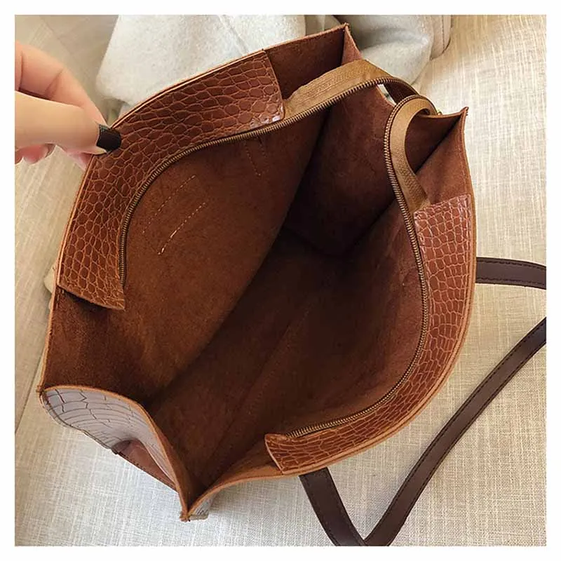 Модные женские сумки с крокодиловым узором кожаные дамские сумочки роскошные