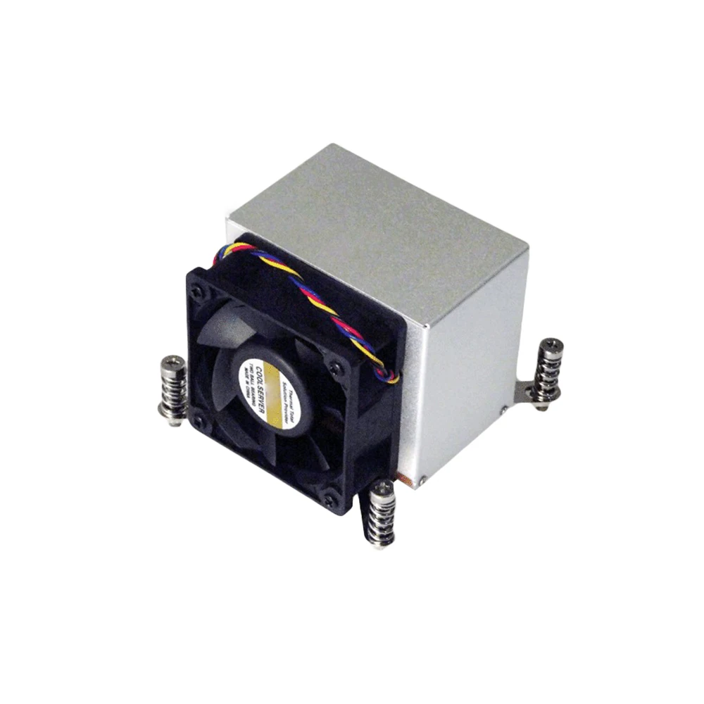 Вентилятор для охлаждения 2U LGA2011 медная трубка подходит 4-проводного Intel с