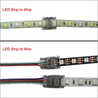 5pcslot 2pin 3pin 4pin 5pin 6pin led strip connector for 5050 smd led strip to wirestrip connection use terminals