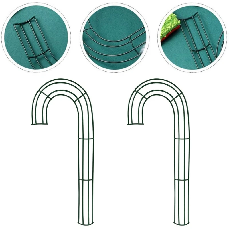 1 шт. металлические цветочные кольца Рождественский венок из тростника рамка J с