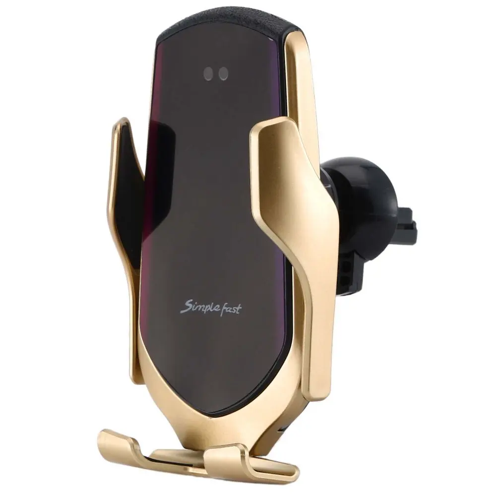 

Wireless Car Charger 2 In 1 Qi Quick Charge Automatic Clamping Auto Vent Bracket Cell Phone Holder For Galaxy S9
