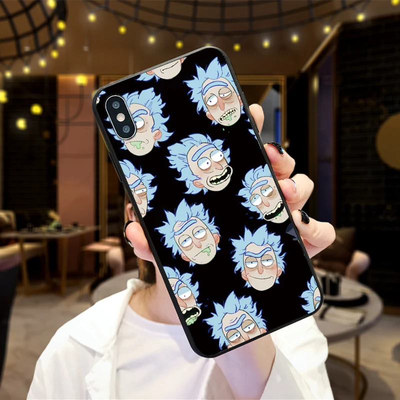 Для Xiaomi Redmi Pro 6 Note 5, 6, 8, K20 Pro 7 Note 4X 5A 16G 32G 7 GO 7A K20 силиконовый чехол для телефона с принтом Рик и Морти
