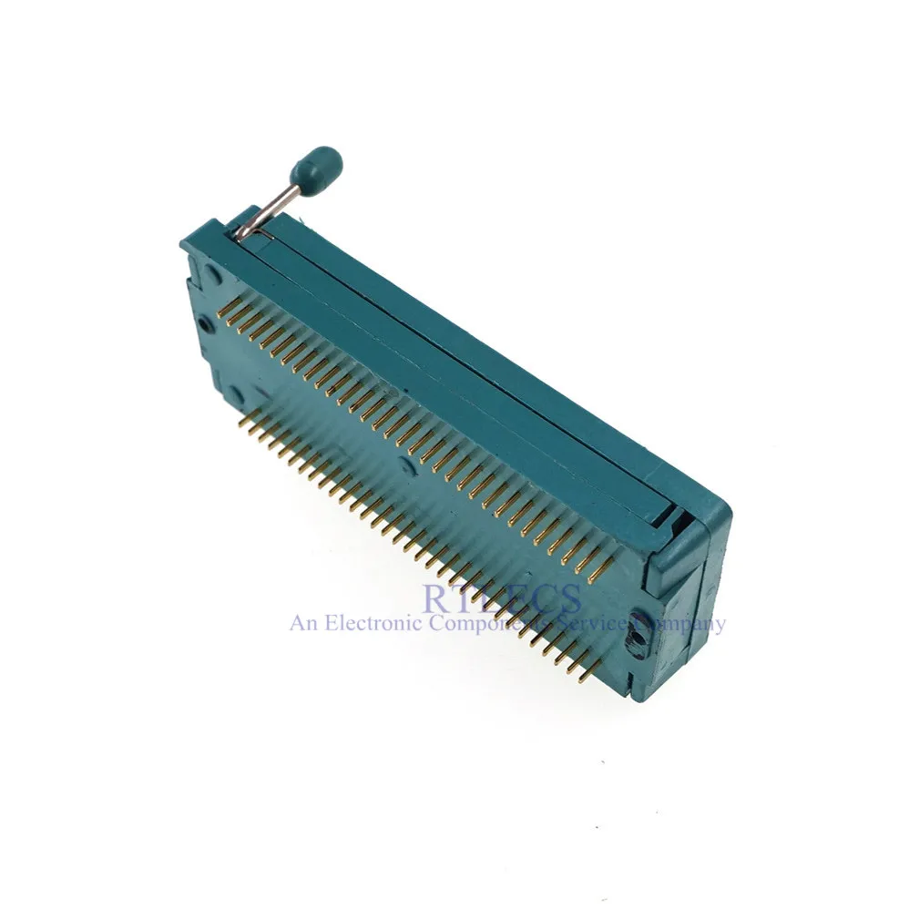 Тестовый инструмент IC DIP ZIF гнездо на молнии 64 Pin Pitch 1 78 мм 778 Двухрядное нажатие