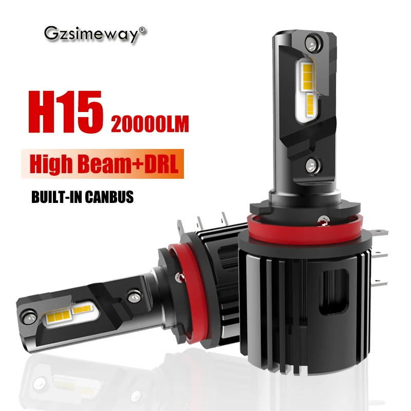 Комплект из 2 предметов H15 светодиодный светильник Canbus Error Free автомобилей