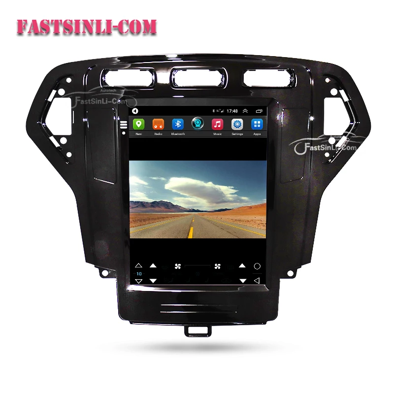 Android Tesla стиль автомобиля GPS навигация вертикальный экран Мультимедиа Радио для