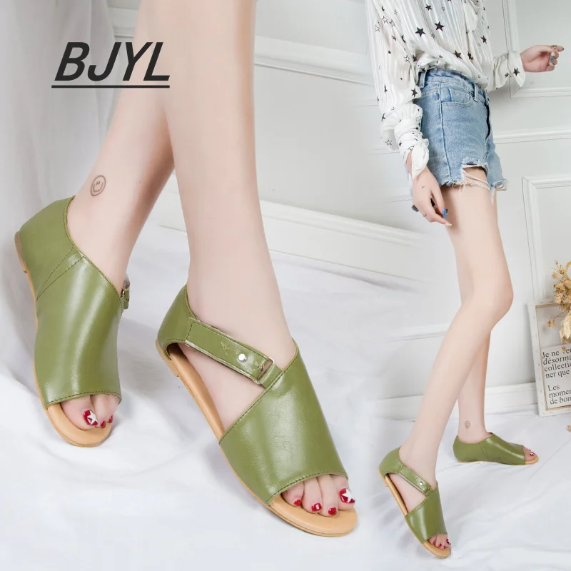 

Новинка весна-лето 2021, модная удобная женская обувь на плоской подошве с пряжкой, оптовая продажа, повседневная обувь, пляжная обувь