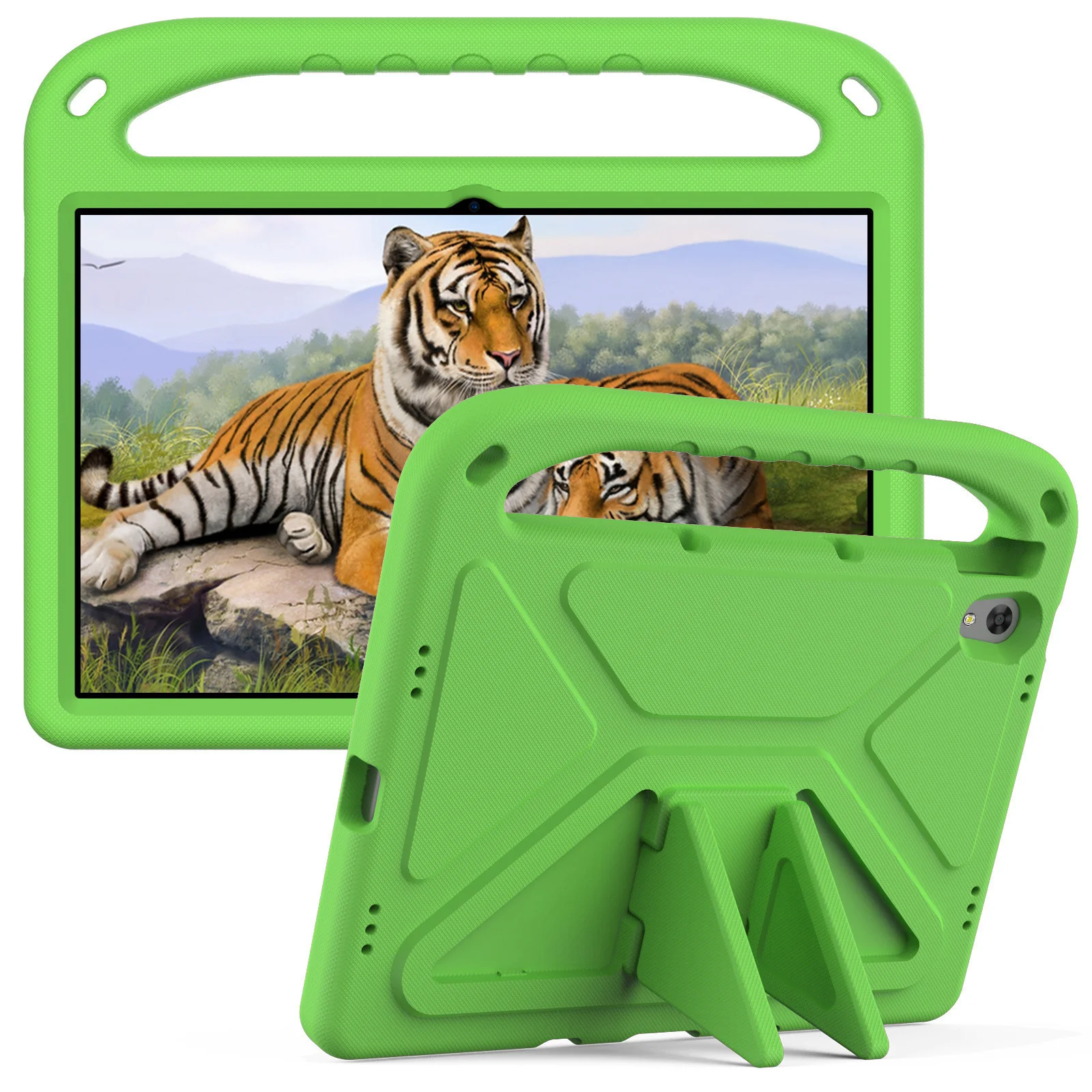 DurableTablet Case Accessories For Lenovo P11 J606F EVA Children's Solid Color Tablet Protective Cover Anti-knock Portable Shell |
