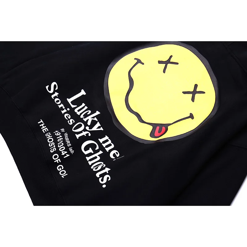 Толстовка мужская с капюшоном и принтом призраков в стиле Харадзюку|Мужские