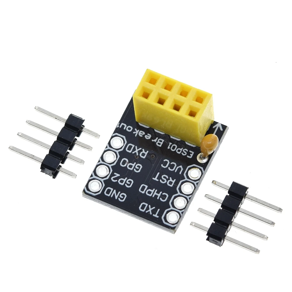 TZT ESP-01 Esp8266 ESP-01S модель ESP8266 серийная макетная плата адаптер к WiFi приемопередатчик модуль Breakout UART модуль
