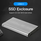 Корпус для внешнего жесткого диска 2,5 дюйма, 5 Гбитс, Sata на USB 2,0
