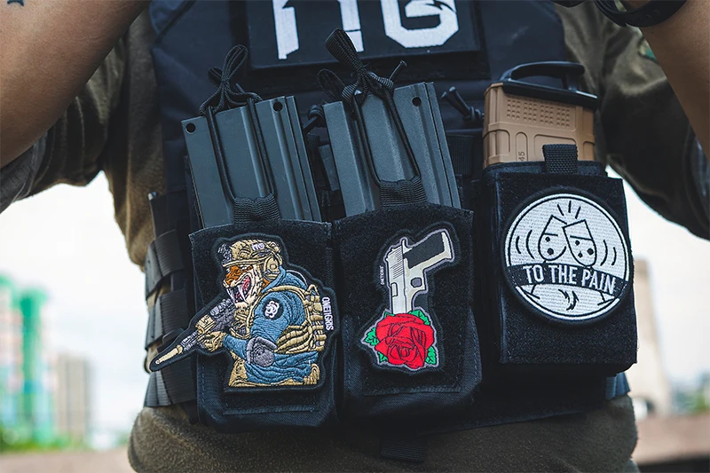 OneTigris тактический высокоскоростной двойной подсумок для AK AR15 винтовки кобура с магазином двухслойный чехол для 4 Mags