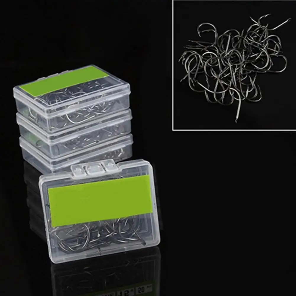 

100Pcs Fishhooks Worm Hook Barbed Mini Hard Sea Fishing Hook for Enthusiast Fishing Hooks